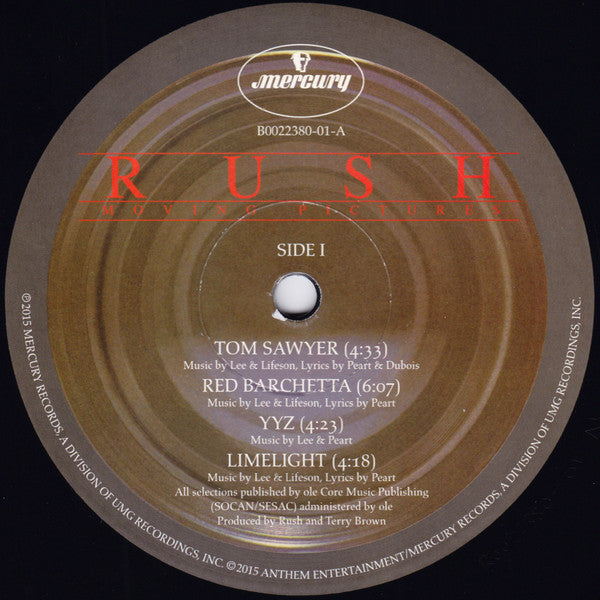 Rush : Moving Pictures (LP,Album,Reissue,Remastered)
