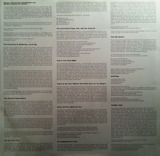 Anti-Flag : The People Or The Gun. (LP, Album)