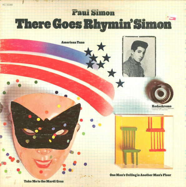 Paul Simon : There Goes Rhymin' Simon (LP,Album,Stereo)