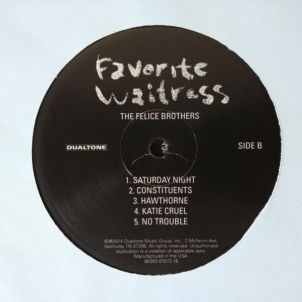 Felice Brothers, The : Favorite Waitress (LP,Album)