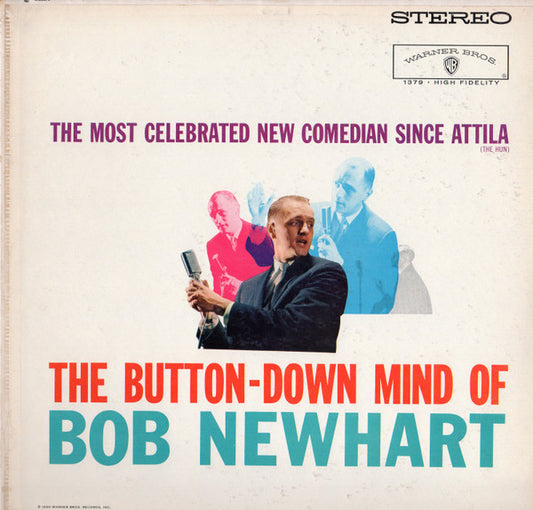 Bob Newhart : The Button-Down Mind Of Bob Newhart (LP,Album,Stereo)