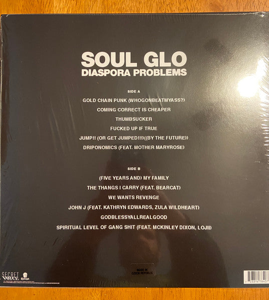 Soul Glo : Diaspora Problems (LP, Album, Gre)