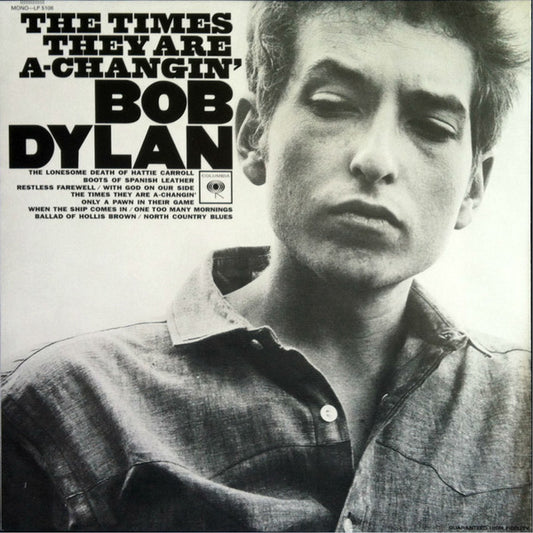 Bob Dylan : The Times They Are A-Changin' (LP,Album,Reissue,Mono)